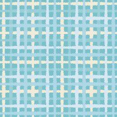 Ethnic boho seamless pattern. Plaid. Print. Repeating background. Cloth design, wallpaper.