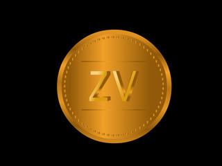 ZV Initial Logo for your startup venture