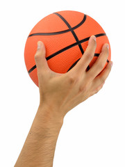 shot of a basketball player