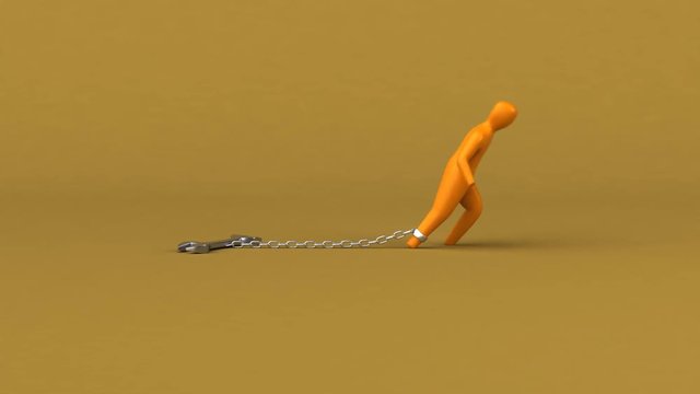 Burden symbol - 3D Animation