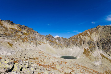 Slovakian Okruhle pleso Tatra landscape