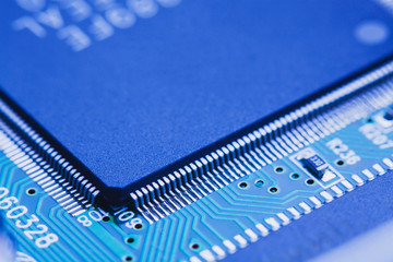 microchip integrated on motherboard