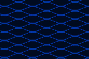 Metal grate, speaker grille