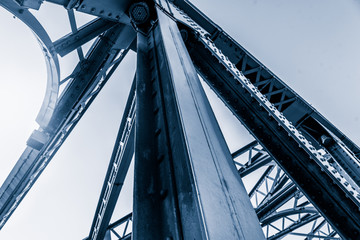 the Waibaidu bridge in Shanghai,China.