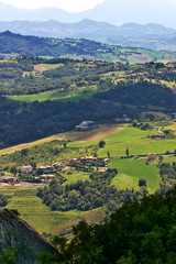 Fototapeta na wymiar Mountain view San Marino