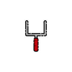 American football flat icon