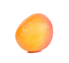 Ripe mango isolated on the white background