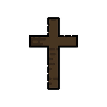 Christianity flat icon