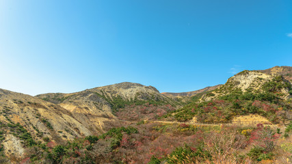 磐梯吾妻スカイラインの秋景色