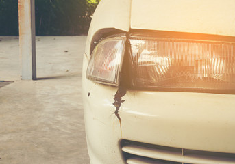 Details of  car in an accident