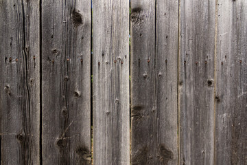 Dark wooden fence