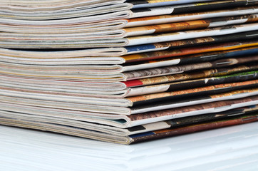Magazines stack