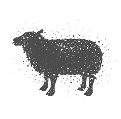 Lamb icon. Livestock animal life nature and fauna theme. Isolated design. Vector illustration