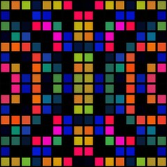 Abstract square cubes colorful texture picture