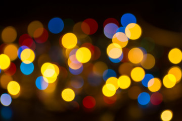 Abstract bokeh background of different colors