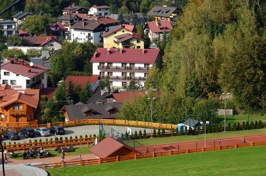 Szczyrk in Poland (Beskidy Mountains)
