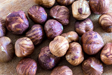 handful of hazelnuts