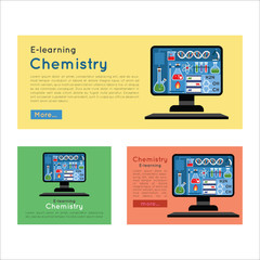 E-learning, Chemistry banner
