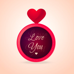 love you heart design
