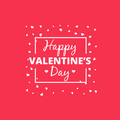 happy valentines day heart design