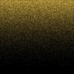 Gold glitter texture vector.
