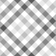 Gray diagonal check seamless fabric texture