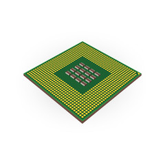 Central processing unit CPU concept by Back board