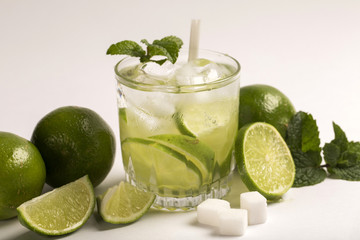 Caipirinha - brazilian's national cocktail made with cachaca, sugar