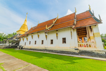 Phra That Chang Kum Temple is a favourite destination in Nan province, Northern of Thailand.