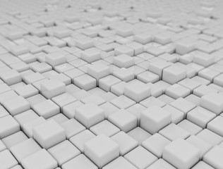 Abstract 3d cubes background