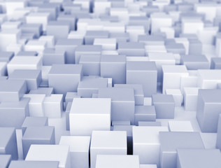 Abstract background of 3d cubes