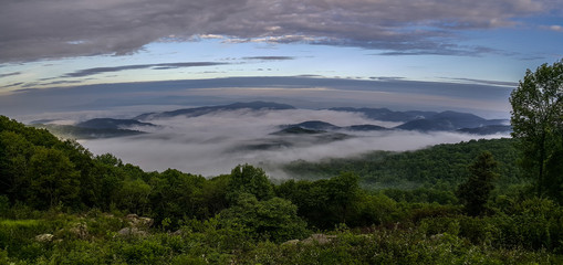 Overlooking the Mountains In The Shenandoah Valley