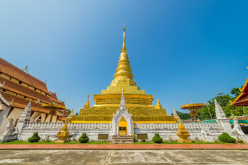 Phra That Chae Haeng Temple is a favourite destination in Nan province, Northern of Thailand