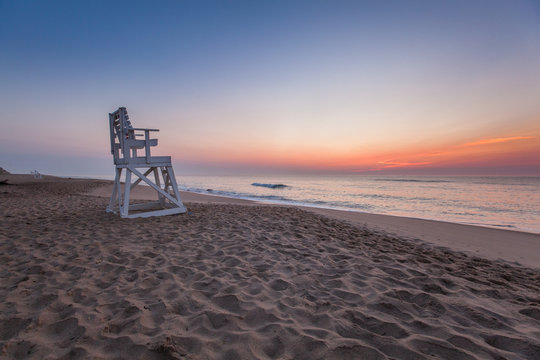 Lifeguard Chair At Coast Guard Beach