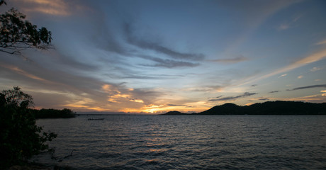 Sunset at Yo Island, Songkhla, Thailand