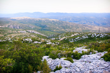 Rocky landscape in Croatia