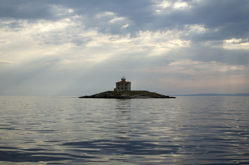 Obraz premium View on the island in the sea