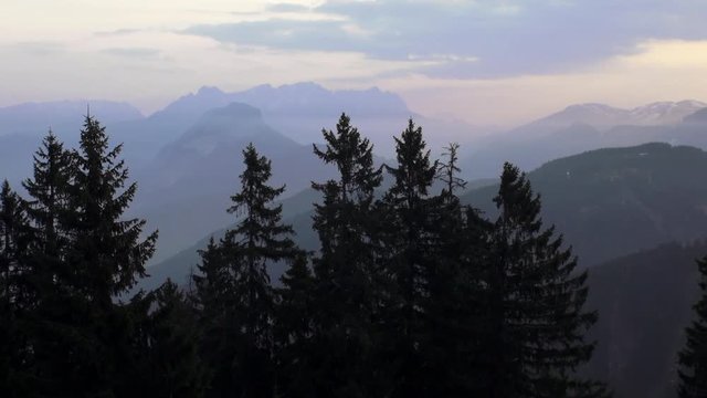 Blick auf das Kaisergebirge