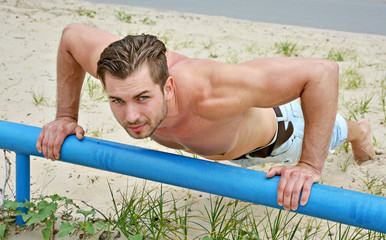 Fototapeta premium Strong man