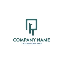 Obraz premium Technology Logo Template