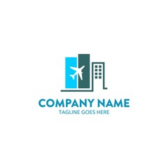 Travel And Hotel Logo Template