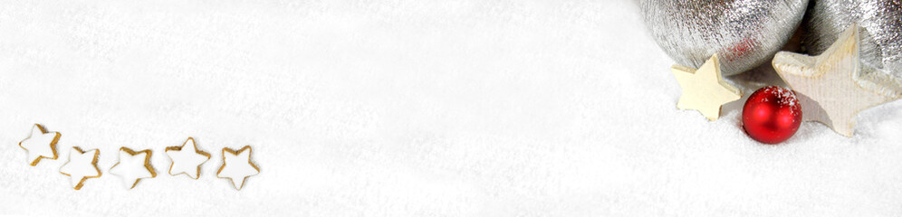 Weihnachten Banner Panorama Newsletter header Hintergrund