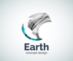 Earth logo template