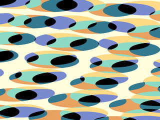 Abstract grunge vector background. Color raster composition of irregular overlapping graphic elements.