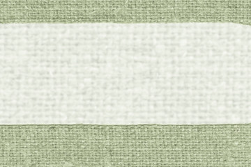 Textile yarn, fabric element, malachite canvas, obsolete material, old background