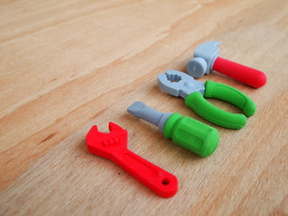 Carpenter tools made from rubber 
