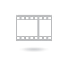 film icon vector vector isolated on white background. Cinema symbol for your design, logo, application, UI