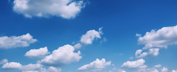 Naklejka na ściany i meble blue sky background with clouds