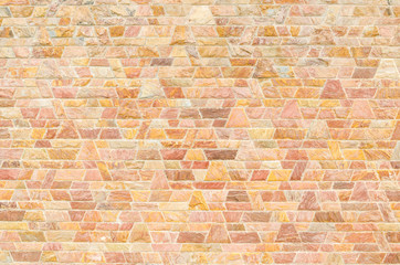 pattern of red slate stone wall surface