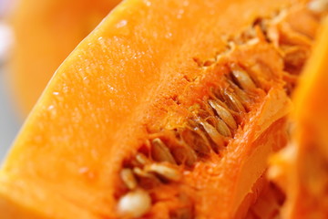 Fresh raw pumpkin